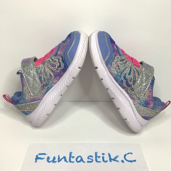 Skechers Magical Collection Unicorn Glitter Shoes 302116N Little Girls US Size 5 - Picture 5 of 12